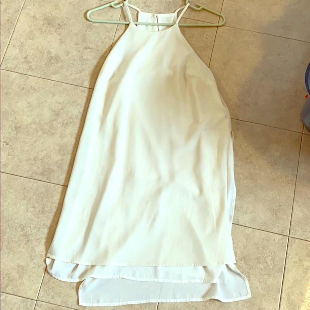 LUSH ivory tank tunic